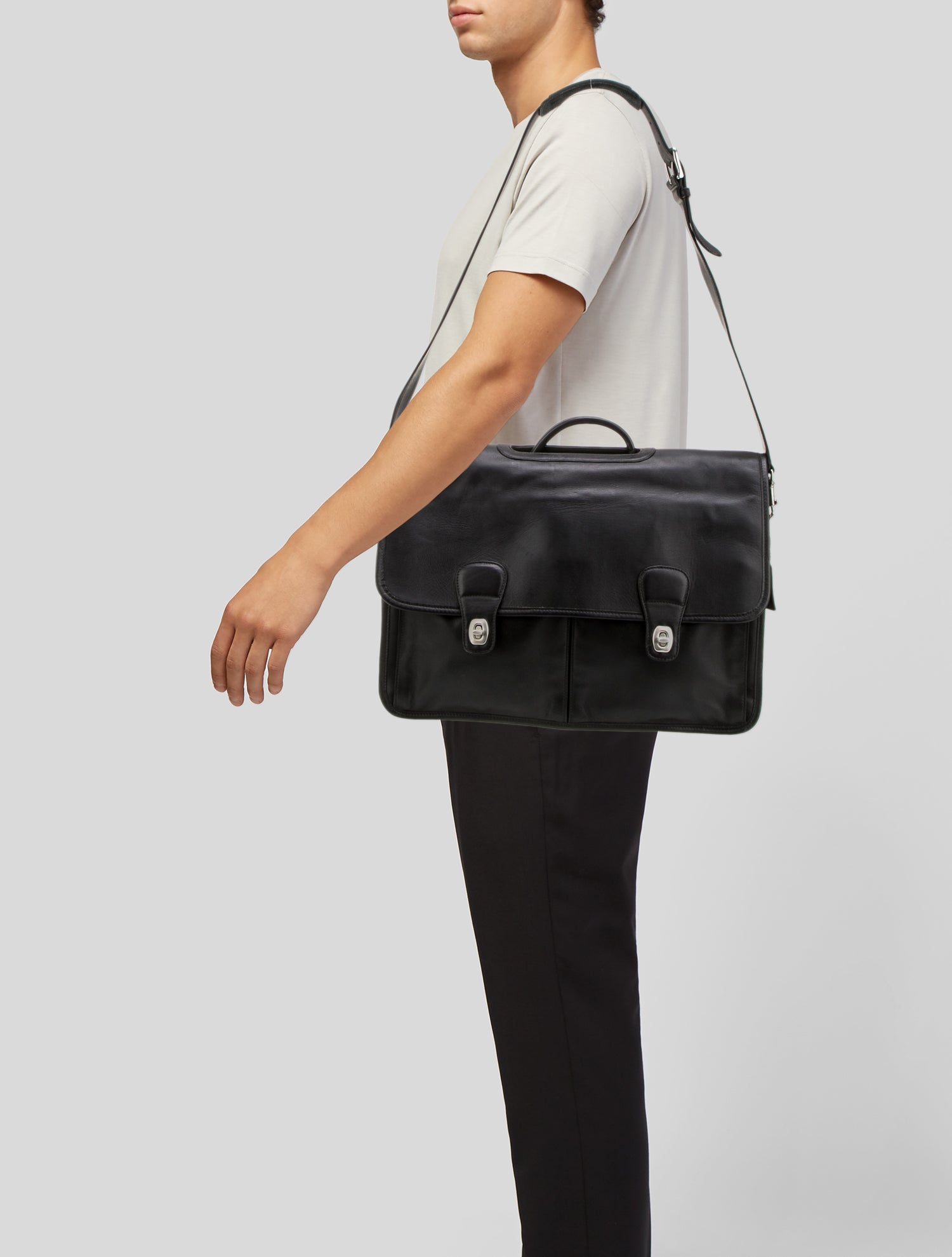 Coach Leather Shoulder Bag